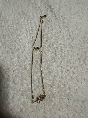 LC Lauren Conrad Gold-Tone Flower Slider Bracelet